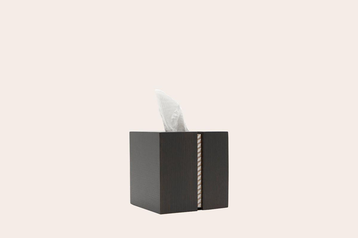 Funquetry Tissue Holder Square  Grey